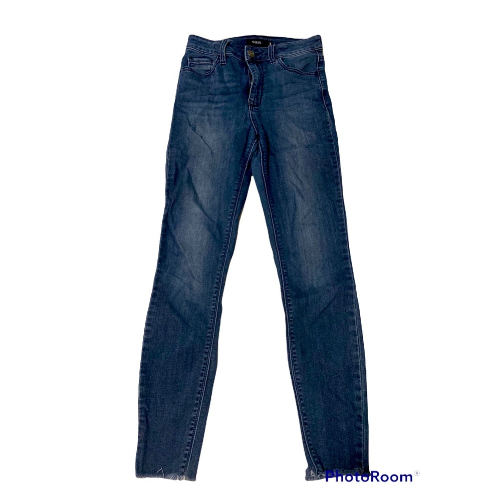 Denim skinny jeans